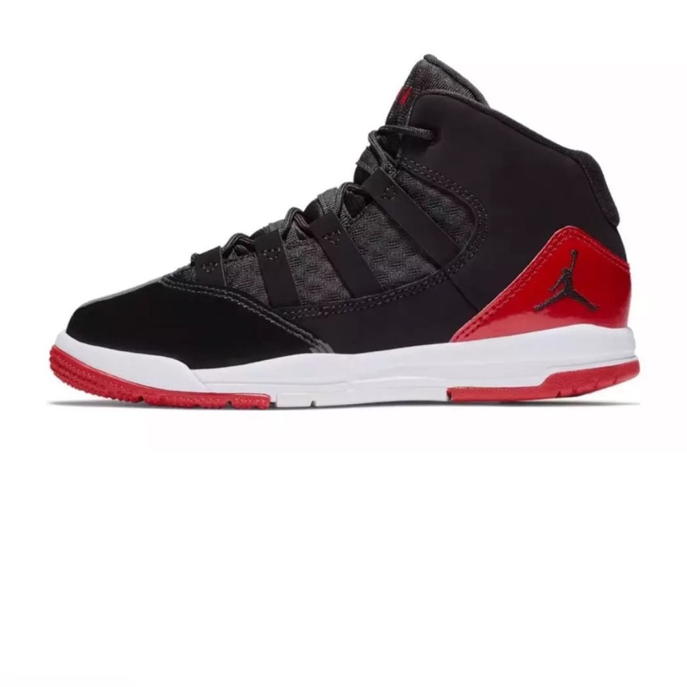 Jordan Max Aura Mid Black Gym Red